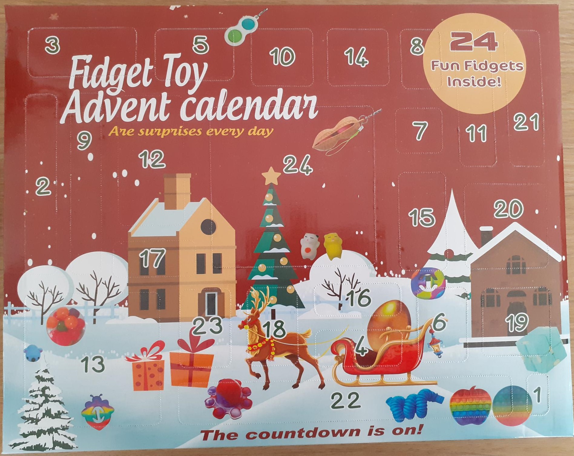 Safety warning for fidget toy advent calendar North Lanarkshire Council